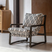 Lounge Chair - Ash Frame with Contemporary Upholstery